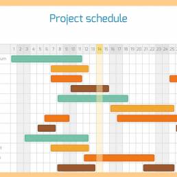 Project Schedule Course Header